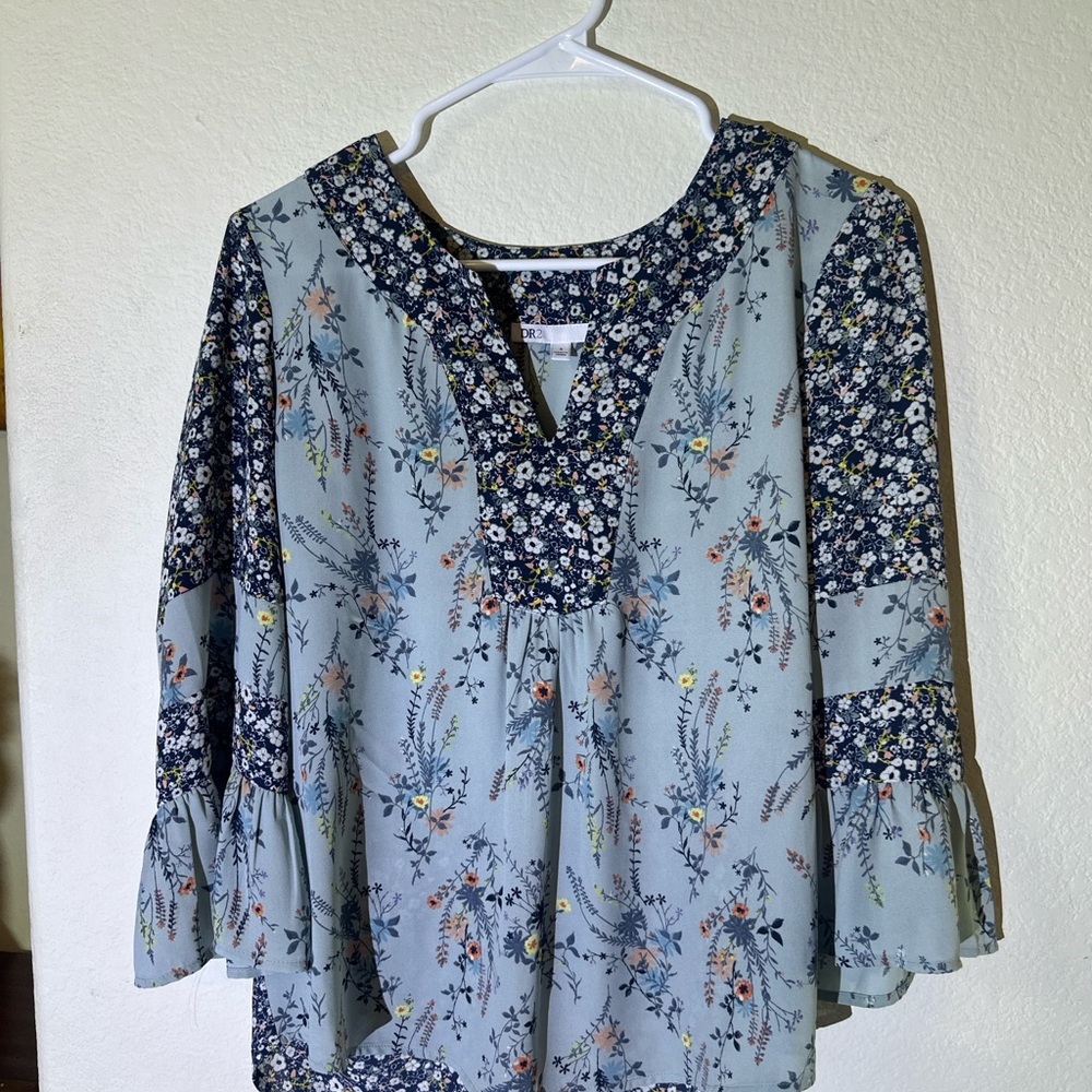Floral Print Women's Top